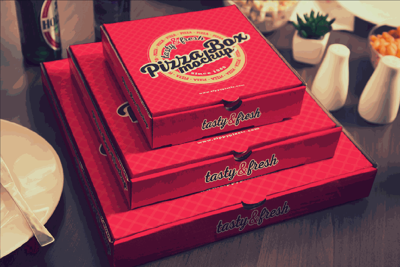 Pizza ve Pide Kutuları & Lunch Boxlar