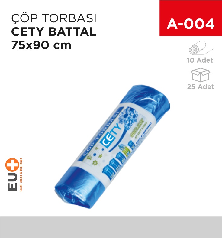 Çöp Torbası Battal Cety 75*90 Cm - Koli:50 Adet