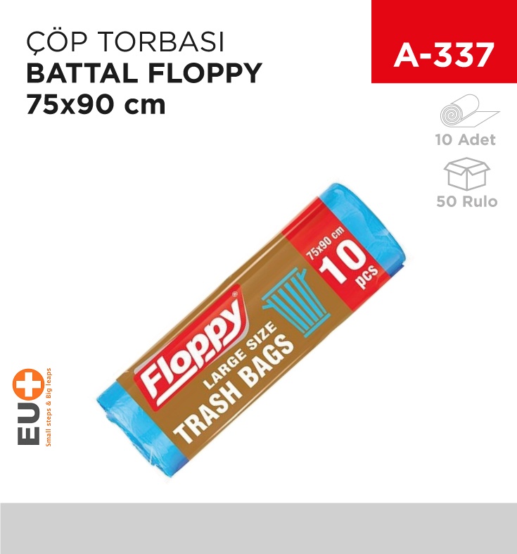 Çöp Torbası Battal Floppy 75*90 Cm - Koli:50 Adet