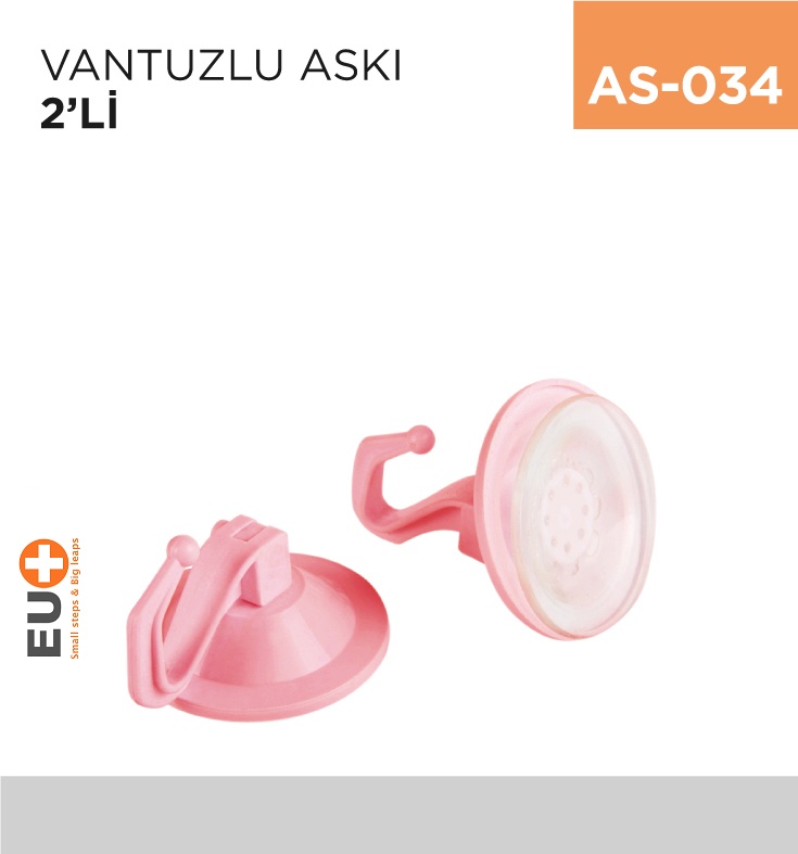 Vantuzlu Askı 2'Li (Y-123)