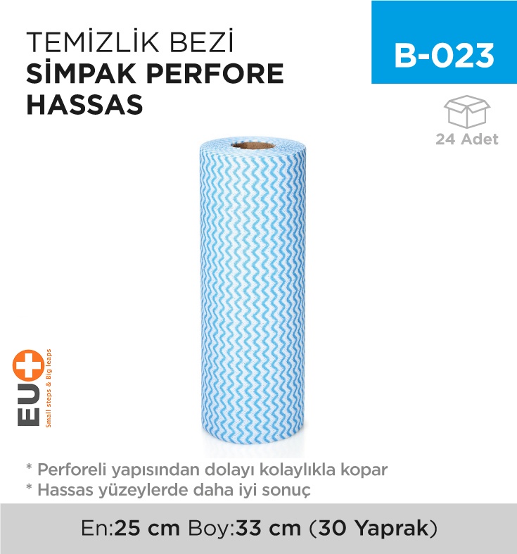 Temizlik Bezi Simpak Perfore Hassas (2559)