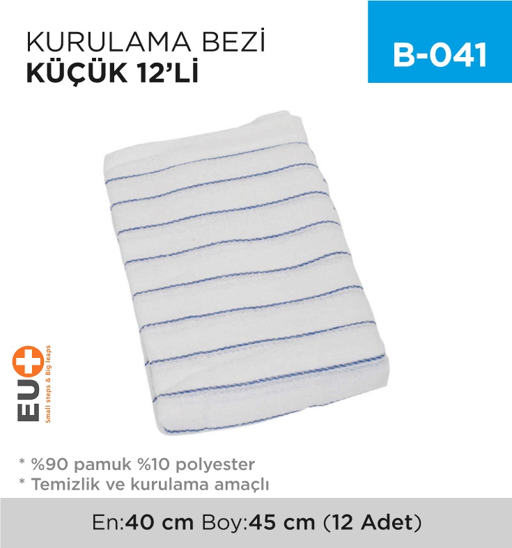 Kurulama Bezi Küçük 12'Li