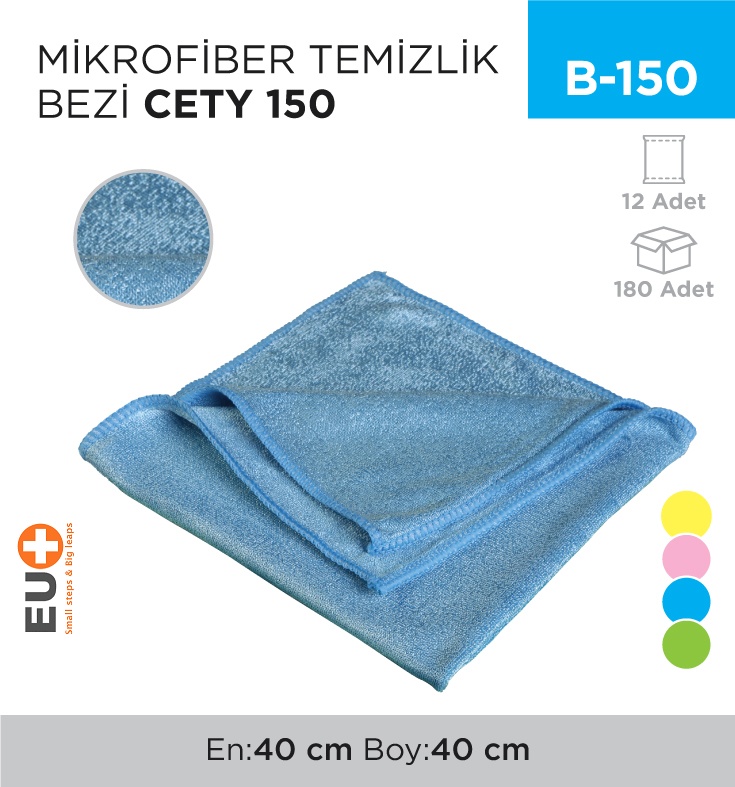 Mikrofiber Temizlik Bezi Cety 150 (Rnd 13)