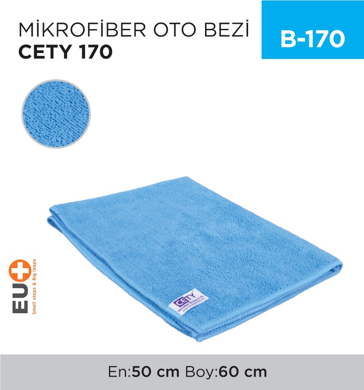 Mikrofiber Oto Bezi Cety 170 (Lınex) - Koli:12 Adet