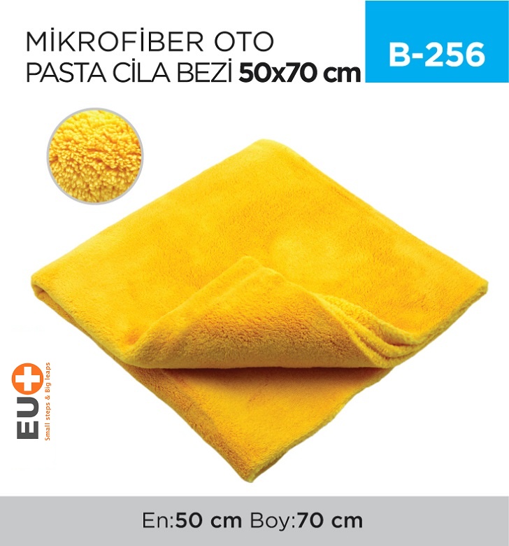 Mikrofiber Oto Pasta Cila Bezi 50*70 Cm - Koli:20 Adet