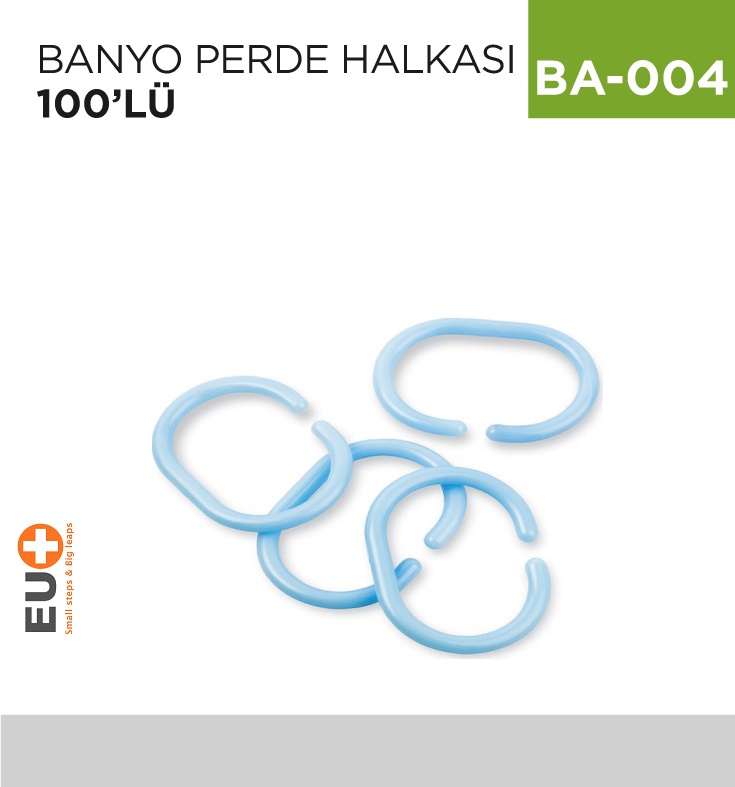 Banyo Perde Halkası 20'Li (Y-116)