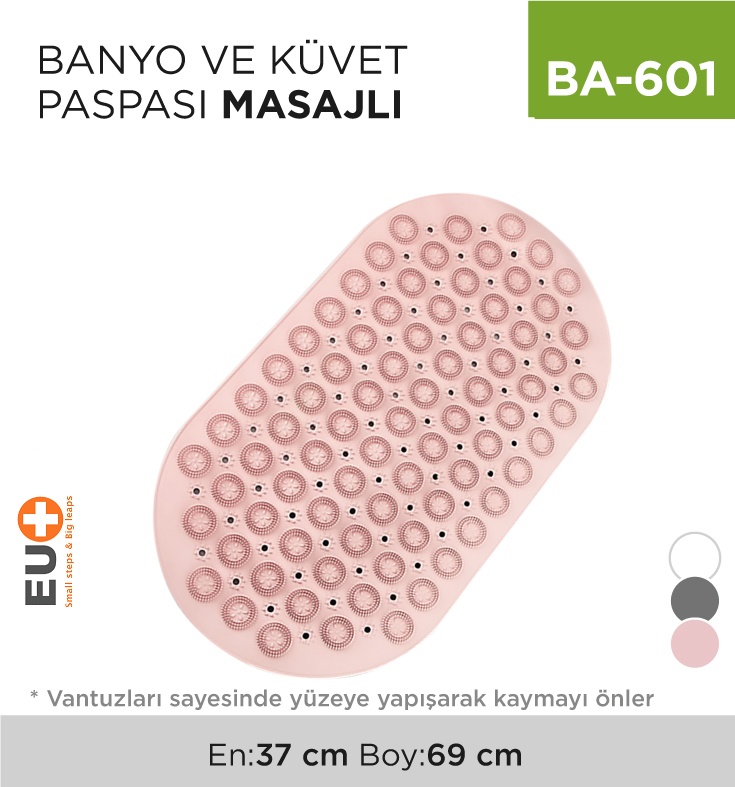 Banyo Ve Küvet Paspası Masajlı 37 Cm*69 Cm (Gp-142)