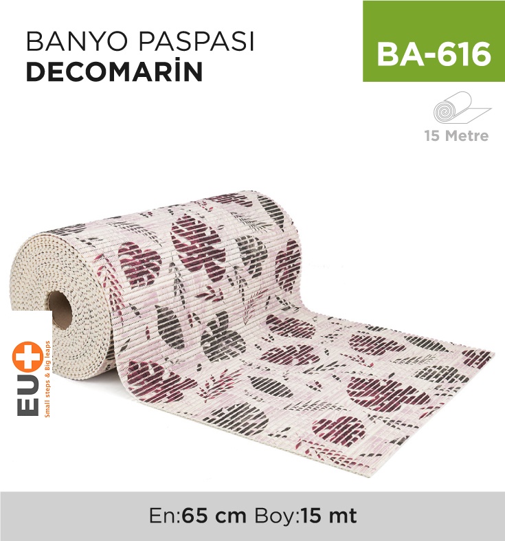 Banyo Paspası Decomarin 65 Cm (En) - Koli:15 Adet