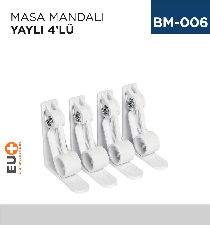 Masa Mandalı Yaylı 4'Lü (Y-035) - Koli:1 Adet