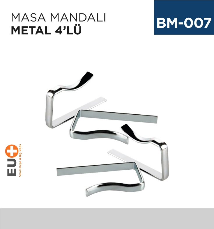 Masa Mandalı Metal 4'Lü (Y-211)