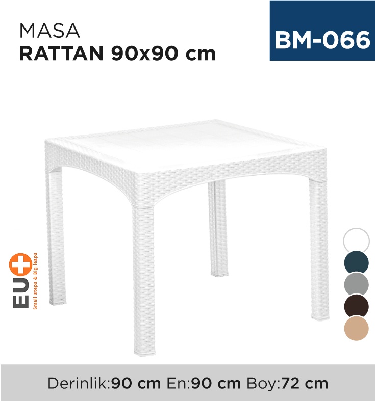 Masa Rattan 90 Cm*90 Cm (2574)