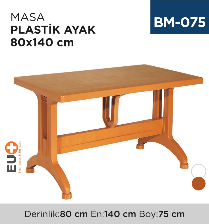 Masa Plastik Ayak 80 Cm*140 Cm Bs