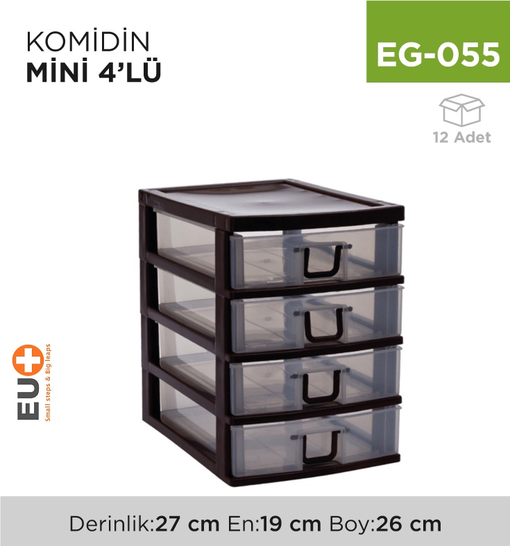 Komidin Mini 4 Lü (Cindy Box) (4539) - Koli:1 Adet