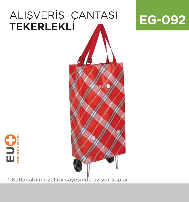 Alışveriş Çantası Tekerlekli (Pat58100) - Koli:1 Adet