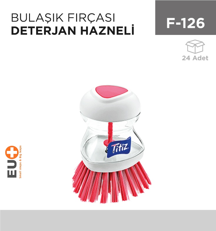 Bulaşık Fırçası Deterjan Hazneli (Tp-110)