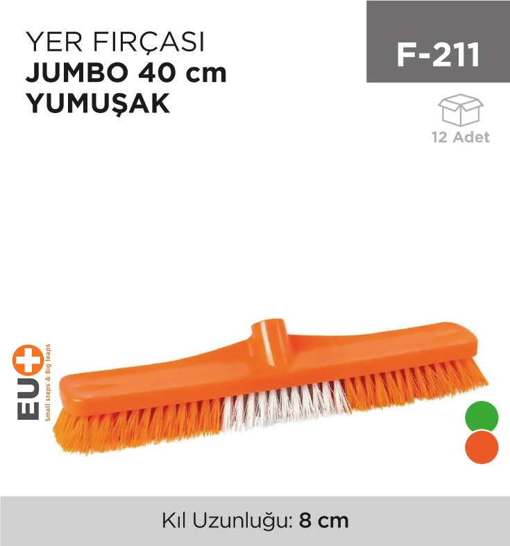 Yer Fırçası Jumbo Tüylü 40 Cm