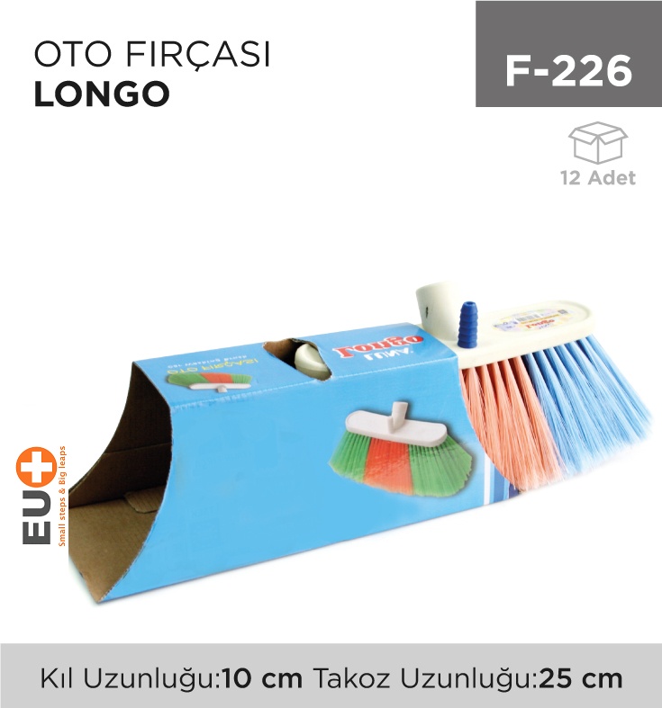 Oto Fırçası Longo - Koli:12 Adet