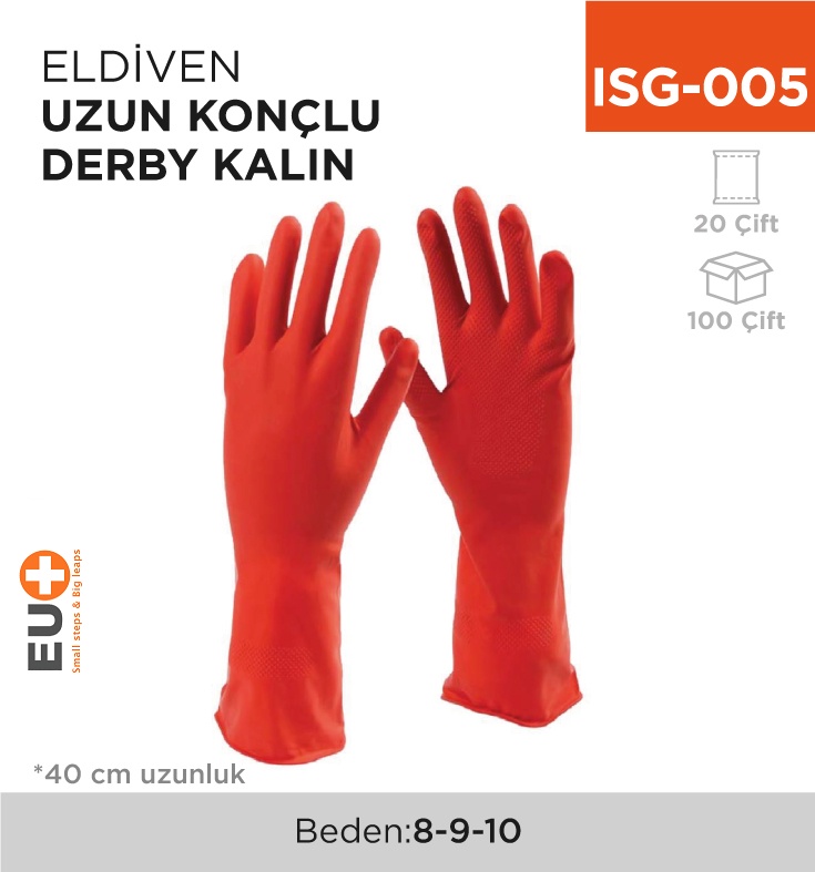 Eldiven Uzun Konçlu Derby Kalın (D-300)