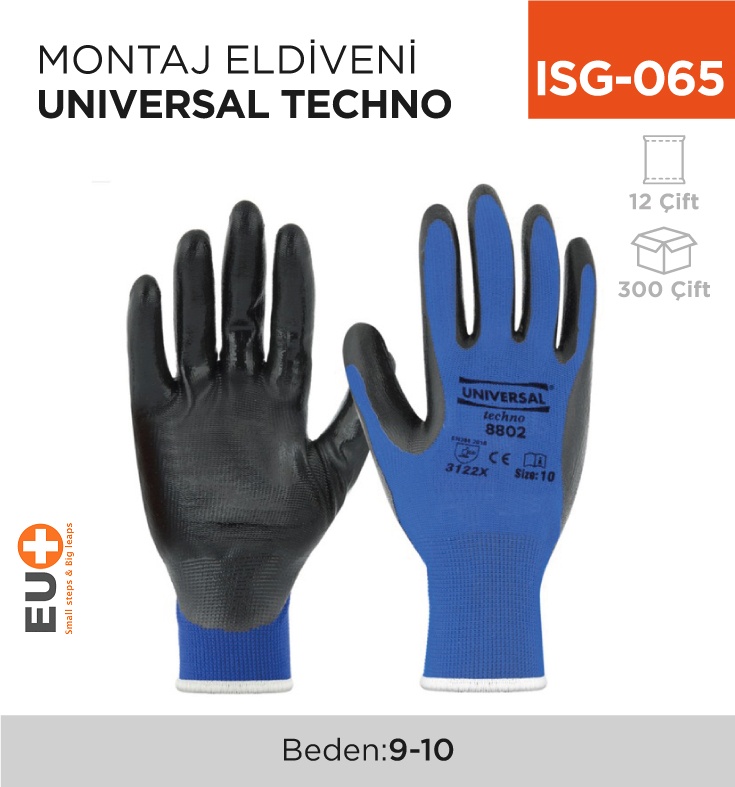 Eldiven Montaj Unıversal Techno (8802)