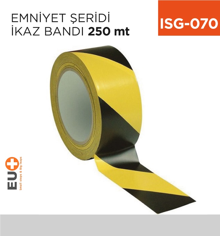 Emniyet Şeridi İkaz Bandı 250 Mt