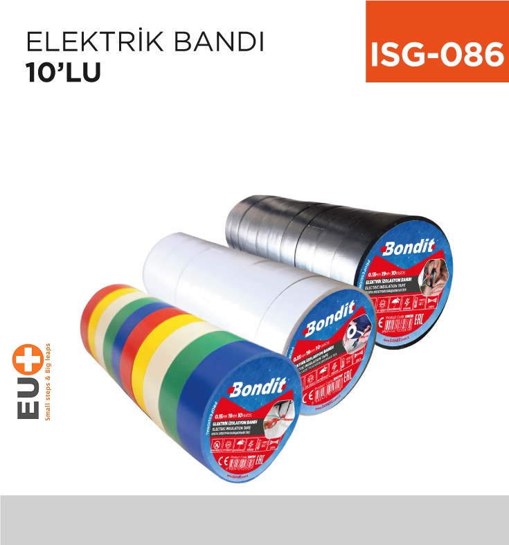 İzole Elektrik Bandı - Koli:1 Adet