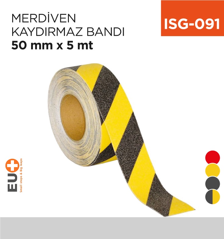 Merdiven Kaydırmaz Bandı 50 Mm*5 Mt