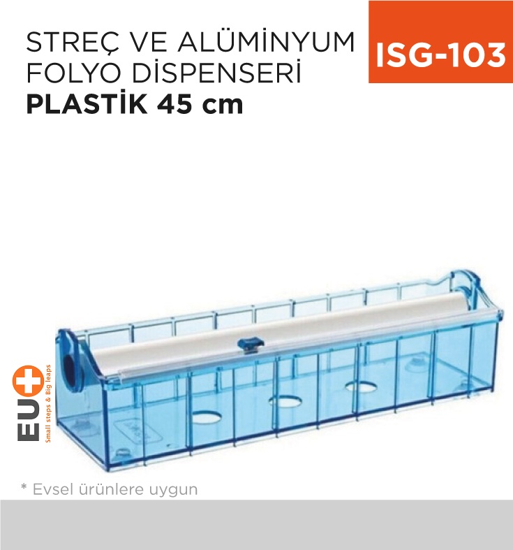 Streç&amp; Al. Folyo Disp. Plastik 45 Cm (S-45) - Koli:20 Adet