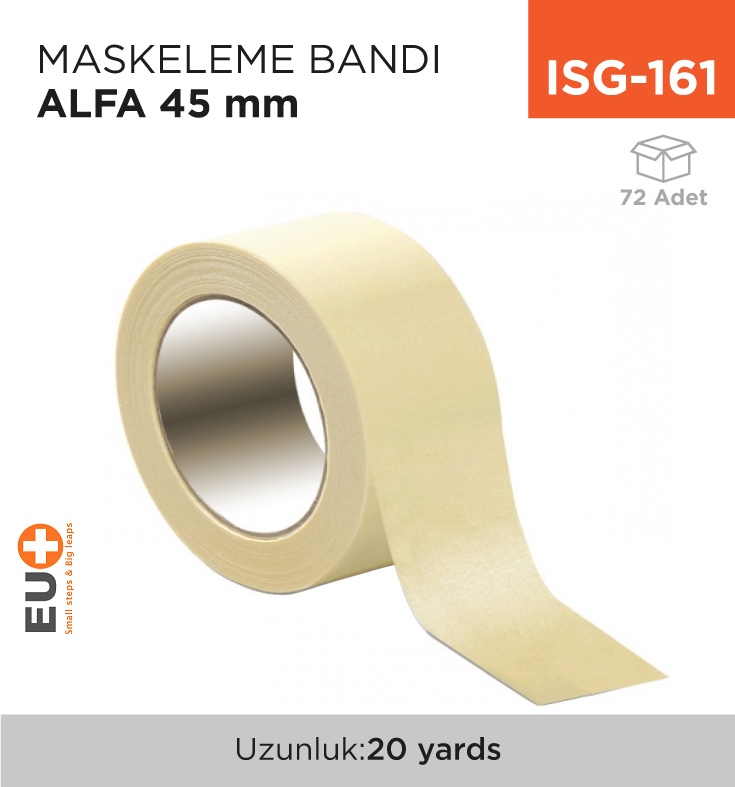 Maskeleme Bandı Alfa 45 Mm * 20 Yds - Koli:72 Adet