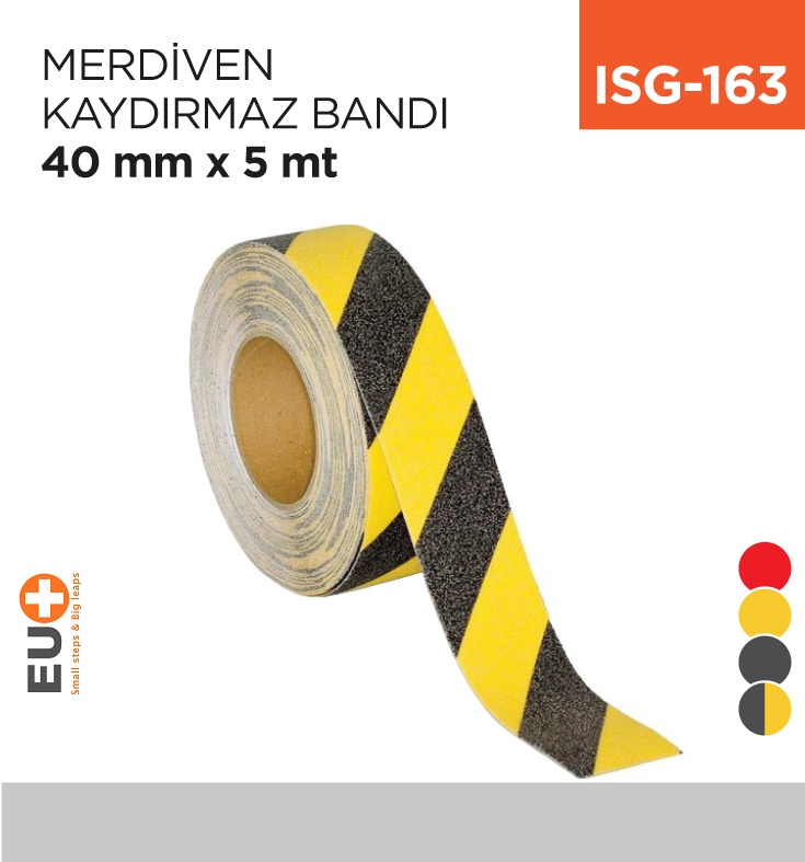 Merdiven Kaydırmaz Bandı 40 Mm*5 Mt