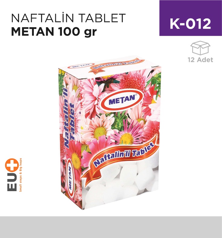 Naftalin Tablet Metan 100 Gr