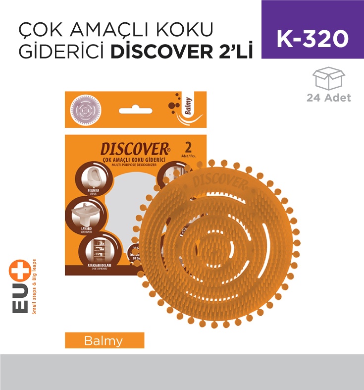 Çok Amaçlı Koku Giderici Discover 2'Li (148-051-52-53)