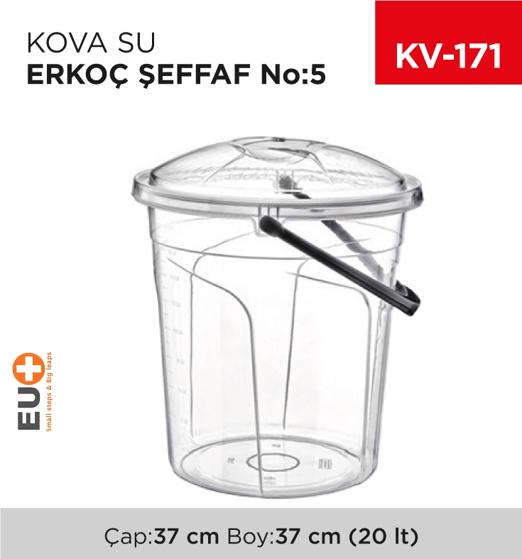 Kova Su No:5 Erkoç Şeffaf (E-322)