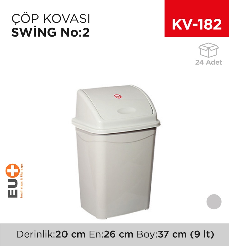 Swing Çöp Kovası No:2 (9 Lt) (Up 116)