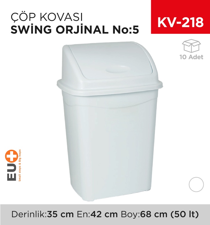 Swing Çöp Kovası No:5 Orjinal (50 Lt) (Up 121)