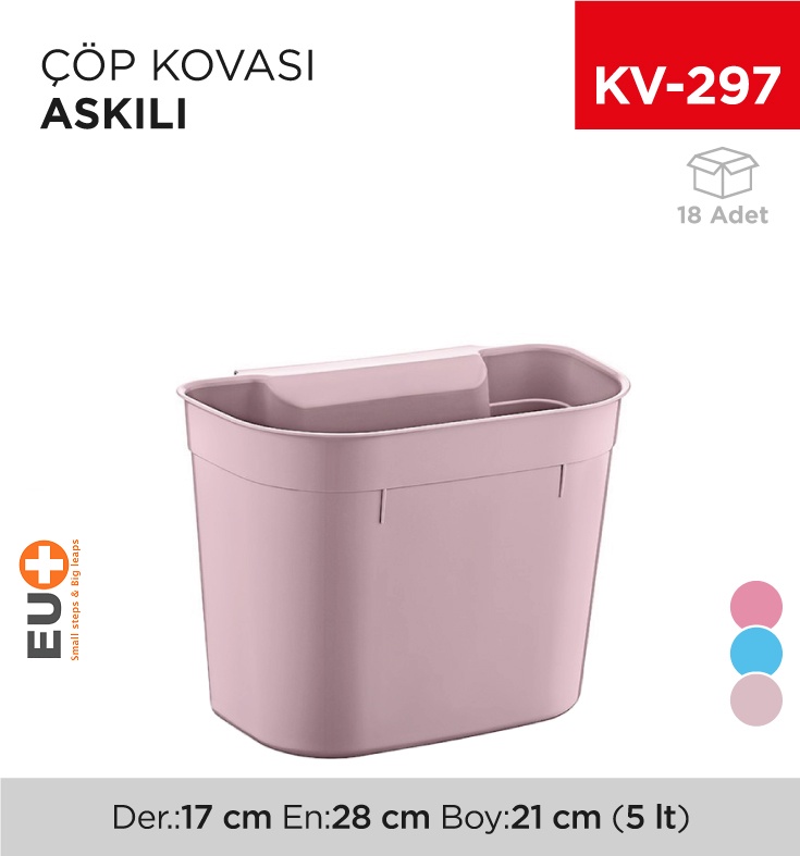 Askılı Çöp Kovası Dünya (07109)