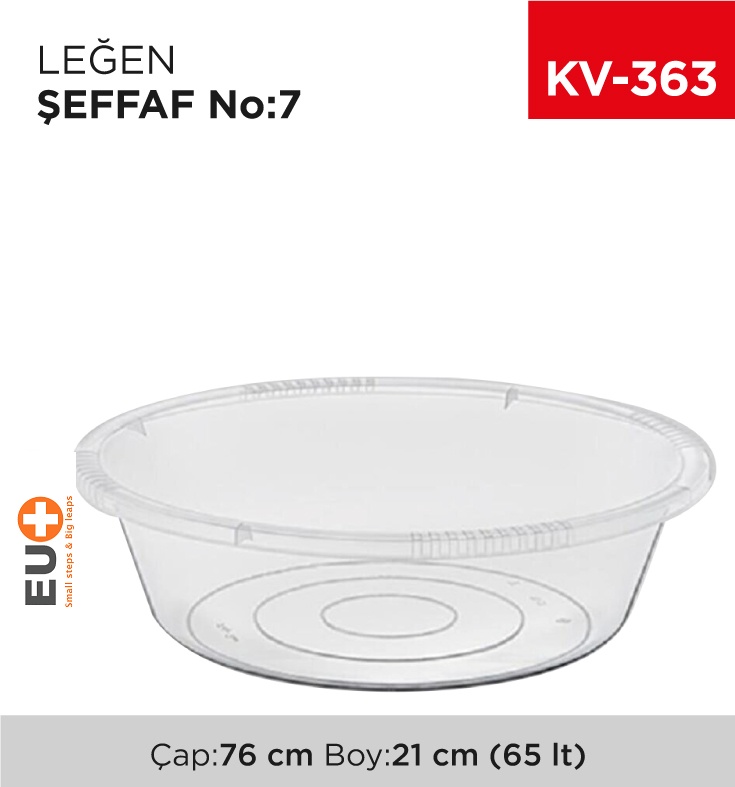 Leğen Şeffaf No:7 (65 Lt) (E426)