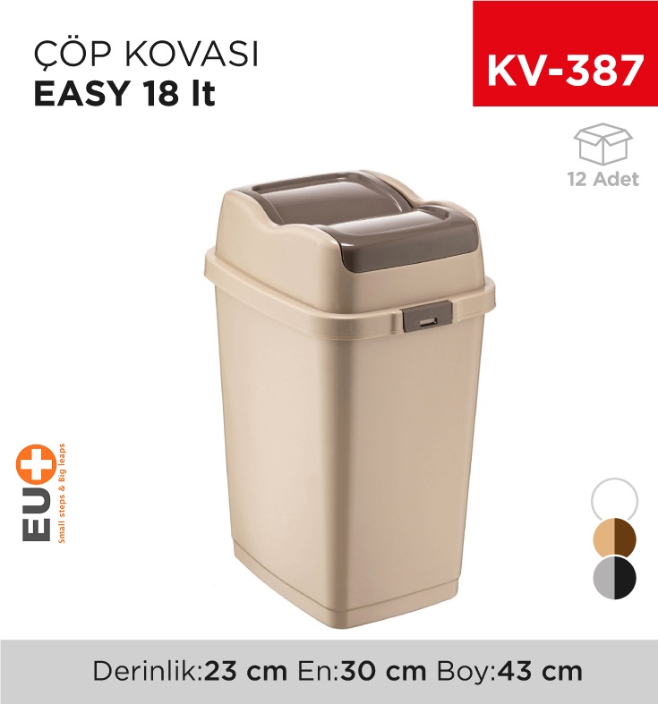 Easy Çöp Kovası 18 Lt (09713)