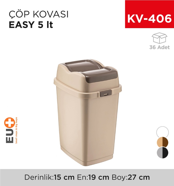 Easy Çöp Kovası 5 Lt (09711)