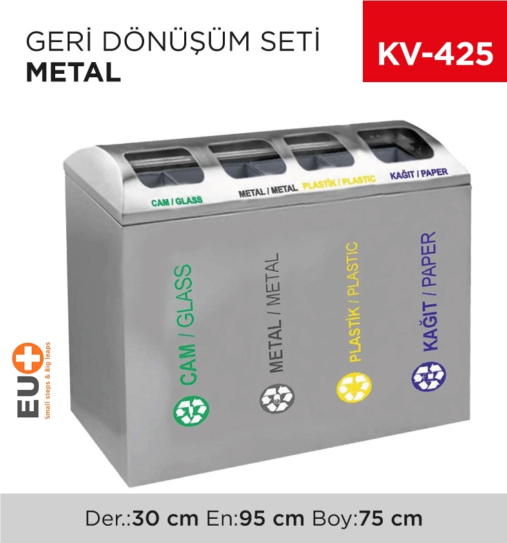 Geri Dönüşüm Seti 1848 Metal - Koli:1 Adet