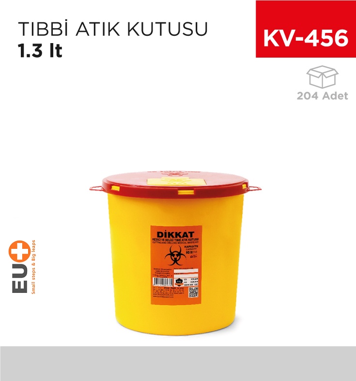 Tıbbi Atık Kutusu 1.3 Lt