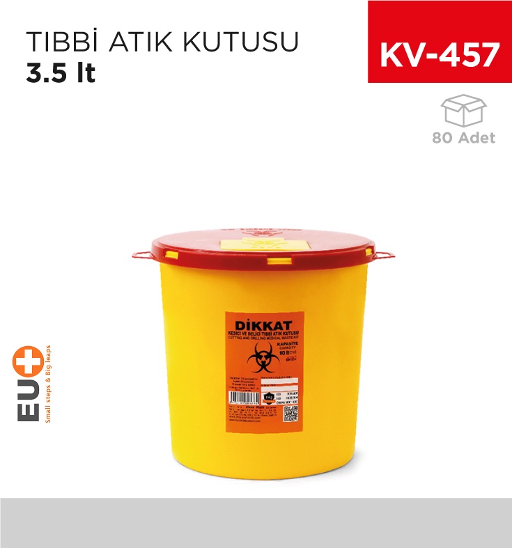 Tıbbi Atık Kutusu 3.5 Lt