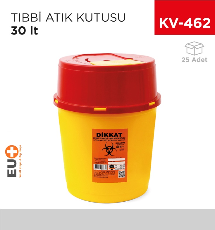 Tıbbi Atık Kutusu 30 Lt