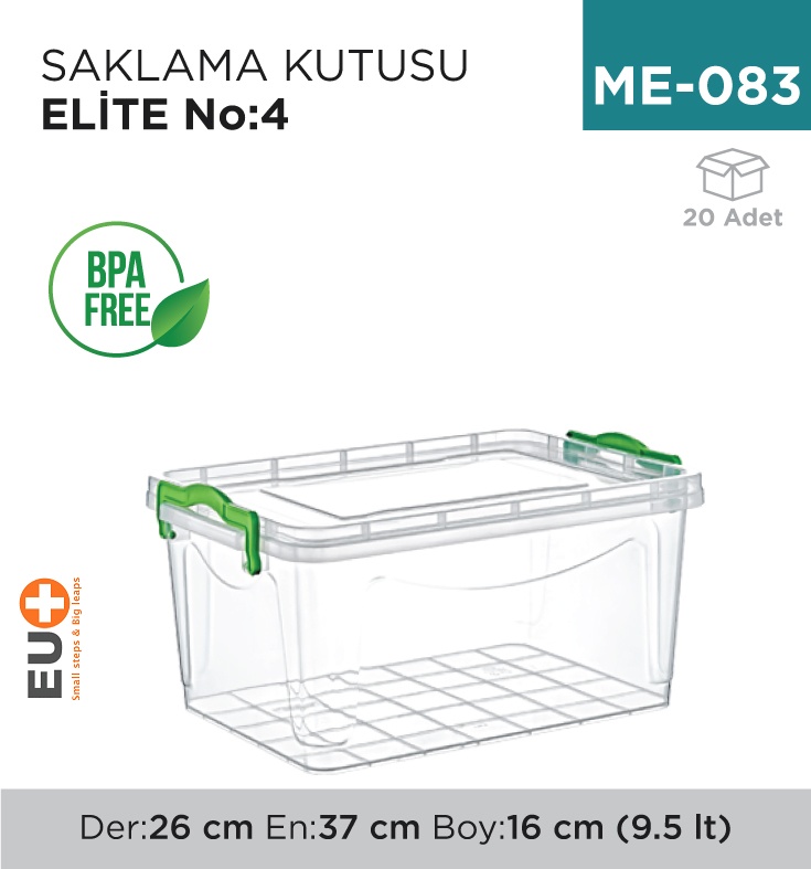 Saklama Kutusu No:4 Elite 9.5 Lt (2685)