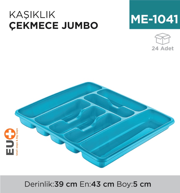 Kaşıklık Çekmece Şeffaf Jumbo (E-204)