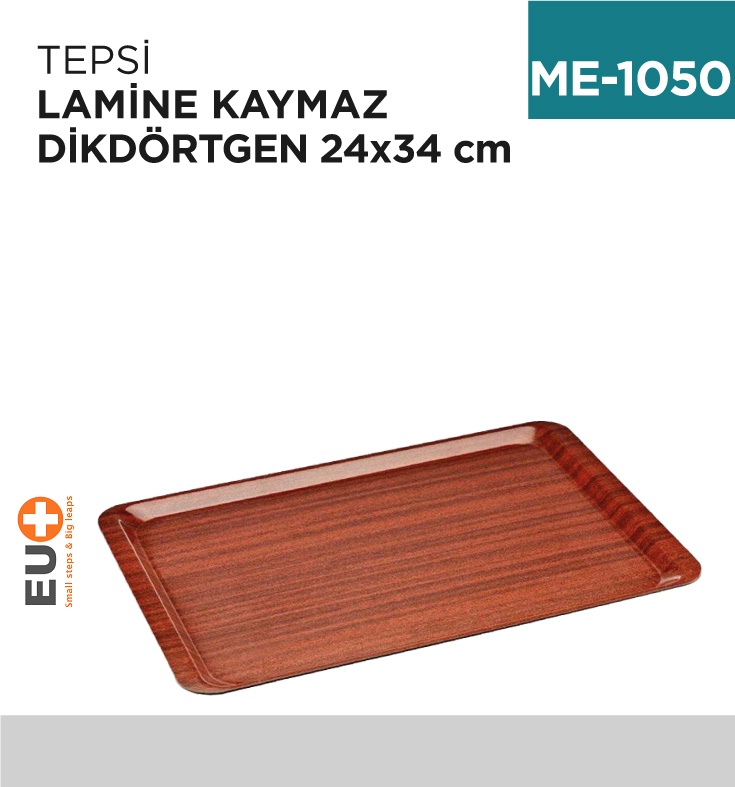 Tepsi Lamine Kaymaz 24 Cm*34 Cm