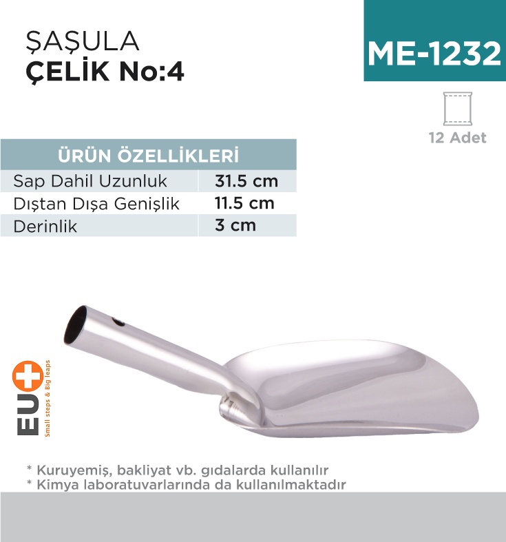 Şaşula Çelik No:4 (31.5 Cm) (Mps-4)