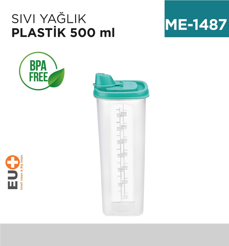 Sıvı Yağlık Plastik 500 Ml (E-400)