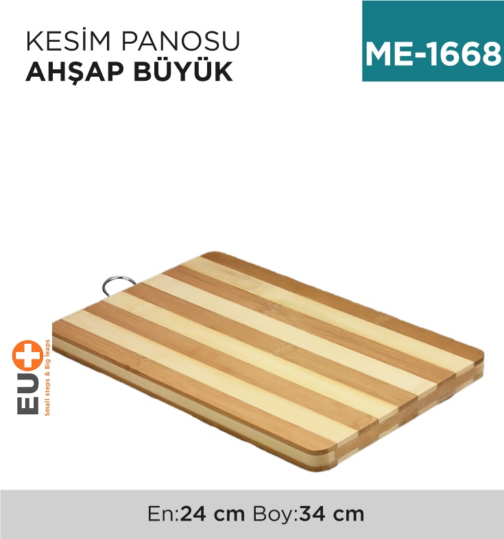 Kesim Panosu Ahşap Büyük 24*34 Cm - Koli:1 Adet