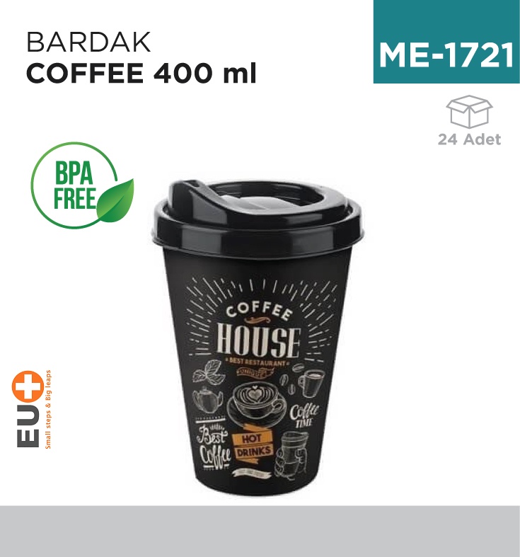 Bardak Coffee 400 Ml (Ap-9122) - Koli:24 Adet