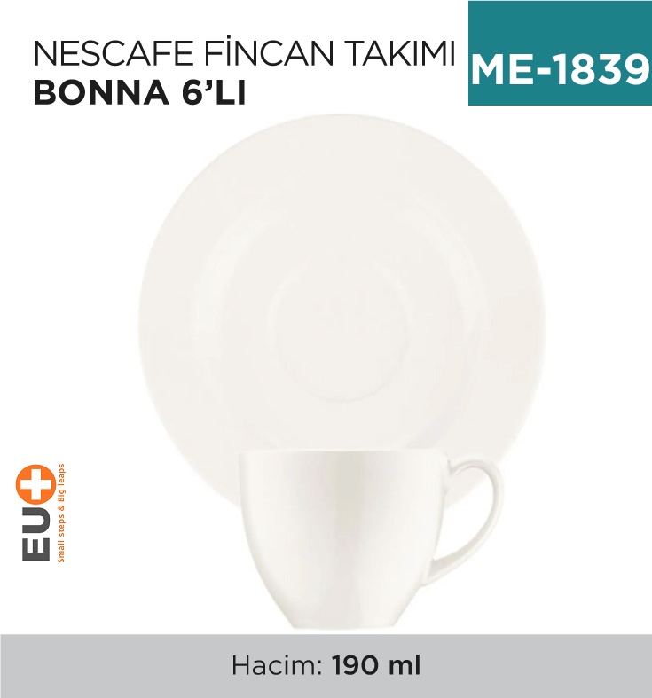 Nescafe Fincan Takımı Bonna 6'Lı